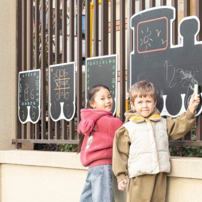 Outdoor-Kreidetafel „Zug“