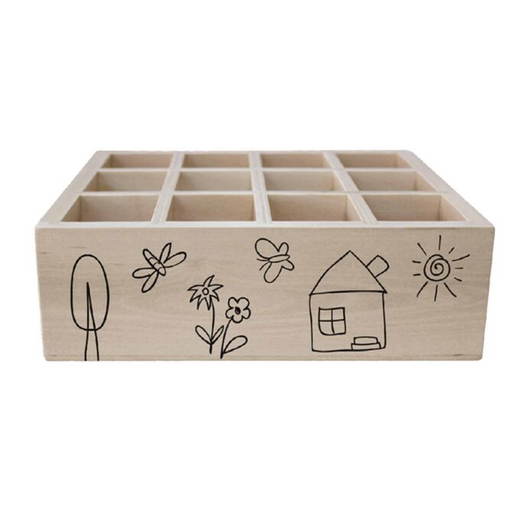 Sortierkasten aus Holz Sortierkasten aus Holz