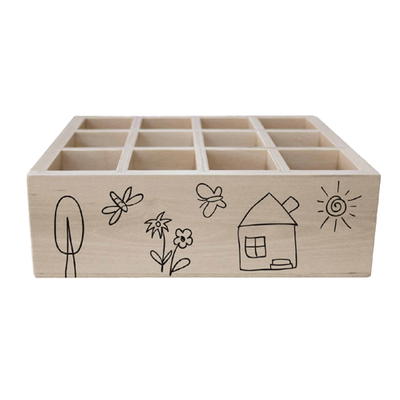 Sortierkasten aus Holz