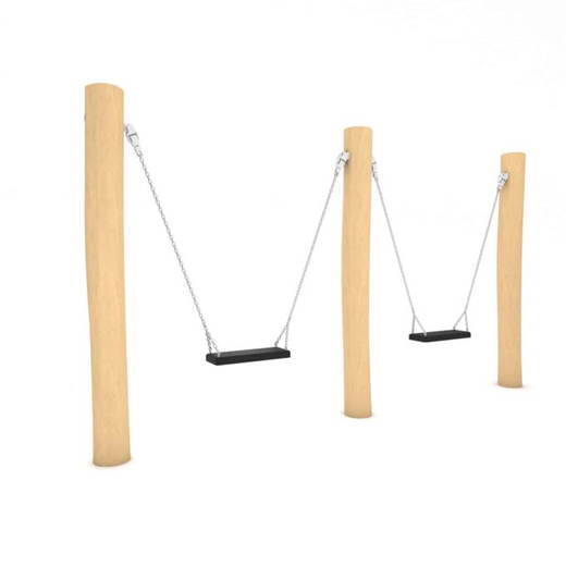 a53b-rb0511r11s Doppel-Schaukel – ROBINIA RB0511 - a53b rb0511r11s