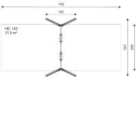 Doppel-Schaukel mit Schaukelsitzen - WOODEN SWING WD1422-1 – Bild 9