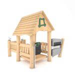 Spielhaus offen mit Teleskop und Xylophon – ROBINIA RB1203 - b022 rb12032s
