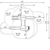 Spielanlage mit Rutsche, Brücke, Treppe und Kletterelementen - STEEL+ 1709 – Bild 7