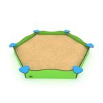 Sandkasten Sechseck – SOLO 0802-1 - c255 0802 11s