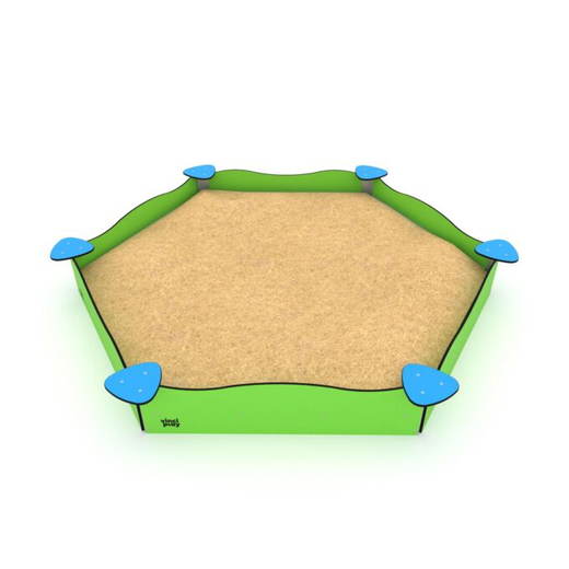 c255-0802-11s Sandkasten Sechseck – SOLO 0802-1 - c255 0802 11s