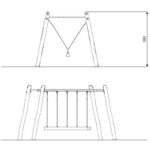 Balancier-Schaukel – ROBINIA RB0521-1 - cb4f rb0521 1front