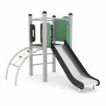 Spielturm mit Rutsche und Kletterbogen – STEEL 0200 - cc21 0200c11s