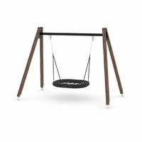 Schaukel mit Vogelnest - WOODEN SWING WD1423-1 – Bild 7