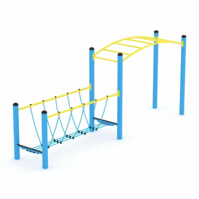 Wackelbrücke mit Hangelanlage - KLIMBÜ 0405-1