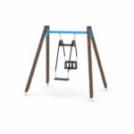 Schaukel mit Schaukelsitz und Kleinkindsitz – WOODEN SWING WD0520 - f6cc wd1421c31s