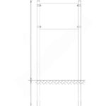 Infotafel, breit, Metallpfosten - infotafel breit metallpfosten nv5351de w 5 2