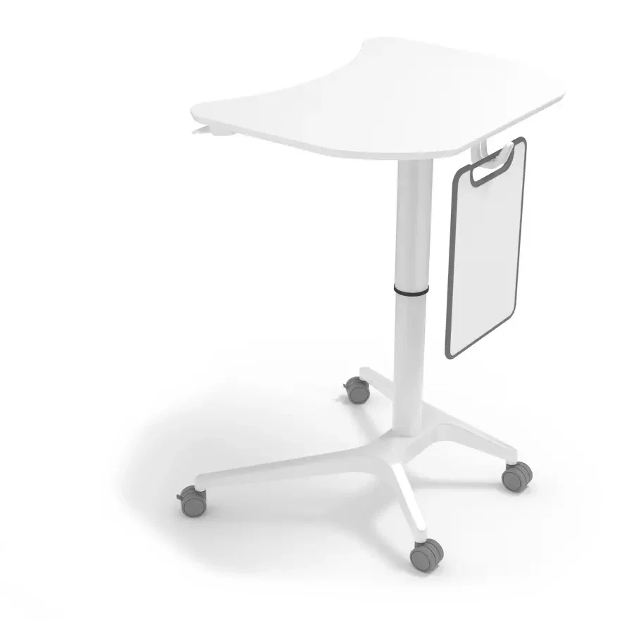 Moon – Höhenverstellbarer Sitz-Stehtisch mit 4 Rollen - moon table mini lily 1