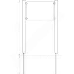 Orbis Infotafel, breit, Holzpfosten - orbis infotafel breit holzpfosten nv5350de w 5 2