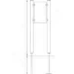 Orbis Infotafel, schmal, Holzpfosten - orbis infotafel schmal holzpfosten nv5347de w 5 2