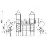 Spielanlage Quadro H Set Burg - quadro h set burg nv12368epzn w 7 2