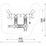 Spielanlage Quadro H Set Burg - quadro h set burg nv12368epzn w 8 2
