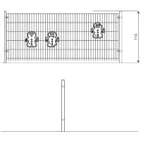 Robuster Spielplatzzaun - PARK 0920 – Bild 3