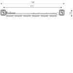 Zaun mit Tür – RECYCLED RC1484 - rc1484top