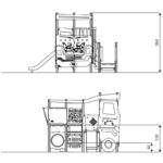 Spielhaus LKW mit Rutsche – RECYCLED RC1550 - rc1550front