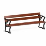 Sitzbank mit Armlehne, rustikal - sitzbank mit armlehne rustikal nv50111 w 2