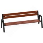 Sitzbank Spartan mit Lehne - sitzbank mit lehne spartan nv50105 w 2 2