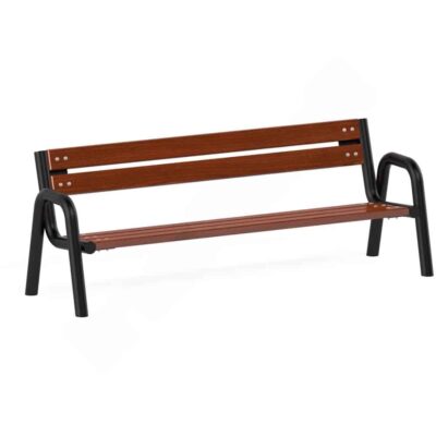 Sitzbank Spartan mit Lehne