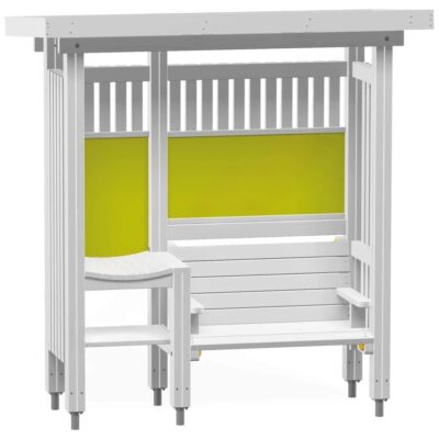 Sitzbank mit Wickeltisch