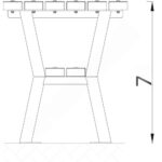 Tisch Gladiator - tisch gladiator nv5135 w 4 2