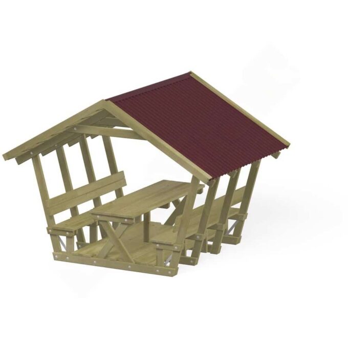 Überdachte Picknickhütte - uberdachte picknickhutte nv3402 w 4 2