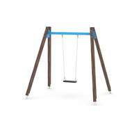 Schaukel mit Schaukelsitz - WOODEN SWING WD1421-1 – Bild 3