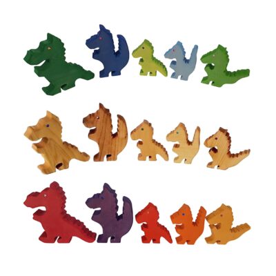 Drachenfamilie, 5 teilig