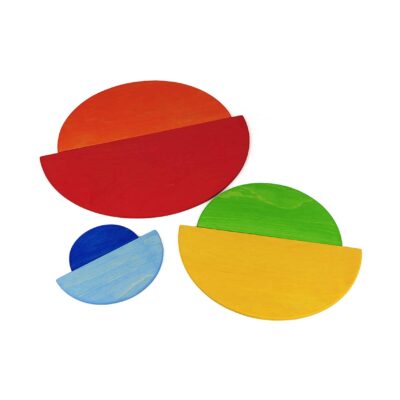 Regenbogenplatten, 6 teilig