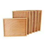 Legetabletts Natur, 6-teilig - 0216N | LEGETABLETTS natur (6 Teile)