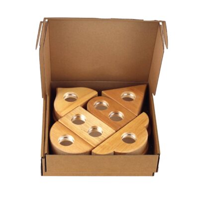 Spiegelklötzchen, 12 teilig