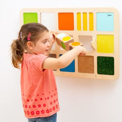 Wandspiel Tastwürfel