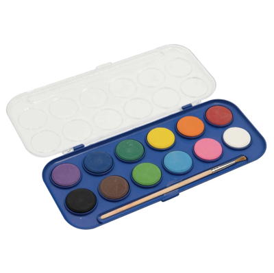 Wasserfarbkasten 12 Farben