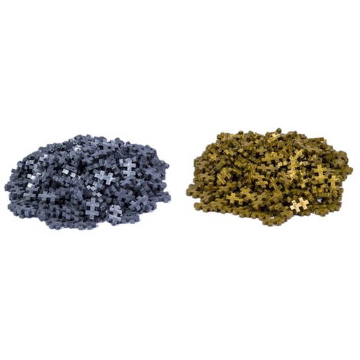 25117-5 Plus Plus Mini, Gold-Silber, 2.000 Bausteine - 25117 5