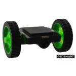 Geosmart Räder mit Grundplatte – Set 3 Stück - 282 09 03 Räder mit Grundplatte grün
