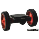 Geosmart Räder mit Grundplatte – Set 3 Stück - 282 09 05 Räder mit Grundplatte rot