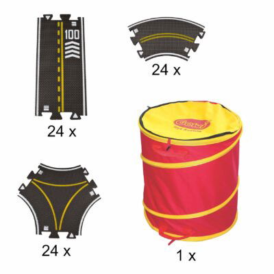 GOWI Spielstraßen - Set Advanced 72-teilig