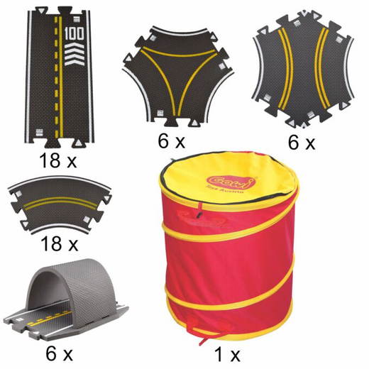 337_00902 RGB GOWI Spielstraßen – Set Advanced 54-teilig - 337 00902 RGB