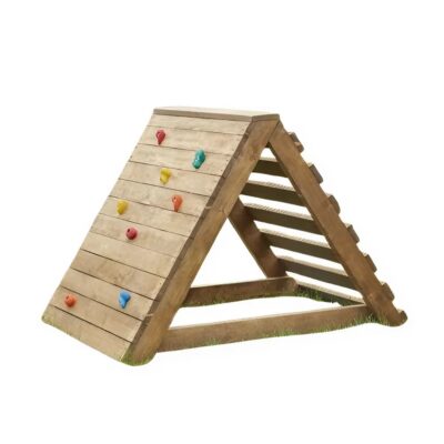 Kletter-Dreieck mit Leiter und Klettergriffen