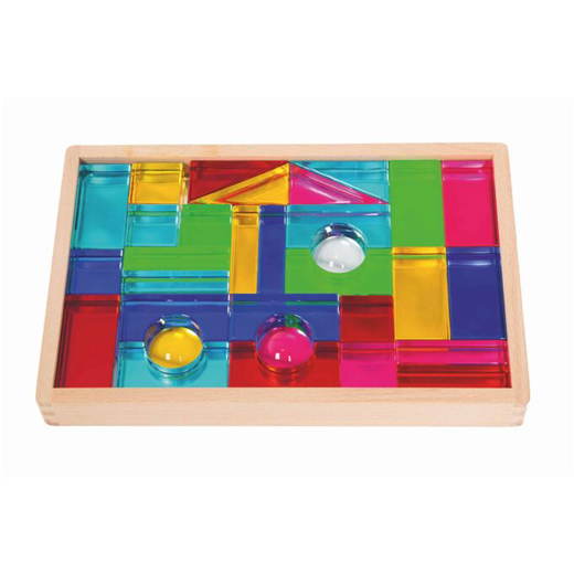 352_90304_05 frei Lux Solid Stones Acrylbausteine – Set 32 Stück - 352 90304 05 frei