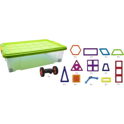 Geosmart KIGA – Magnetbausteine-Set 75 Teile