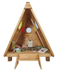 Spielhaus aus Holz - Forest Fern Peephole