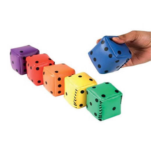 50072 Regenbogen Würfel 6er Set - 50072