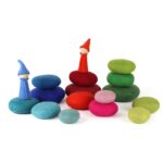 Filzkieselstein-Set Bunt, 15 Stück - 50094B | KIESELSTEINE bunt (15 Teile) 1
