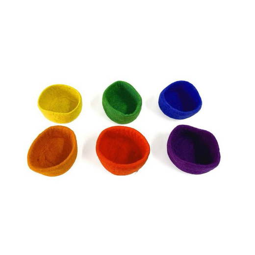 50097 | KLEINE FILZTÖPFCHEN (6 Teile) Filz-Schalenset, klein, 6 teilig - 50097 | KLEINE FILZTÖPFCHEN (6 Teile)