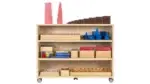 Montessori-Lernwagen mit 13 Grundmaterialien - 56322 l