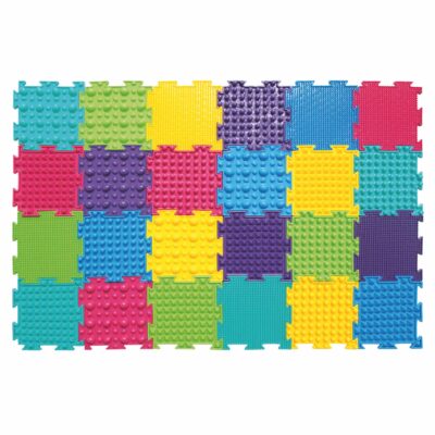 Sensorik Strukturmatten mini - 24er Set